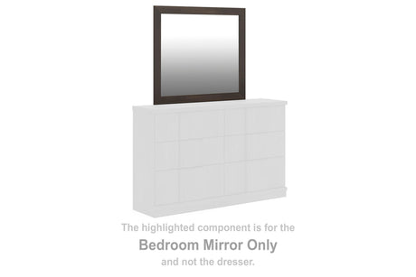 Shaehartin Dark Brown Bedroom Mirror by Ashley at Eve Furniture
