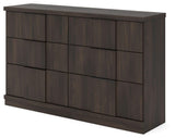 Shaehartin Dark Brown Dresser by Ashley at Eve Furniture