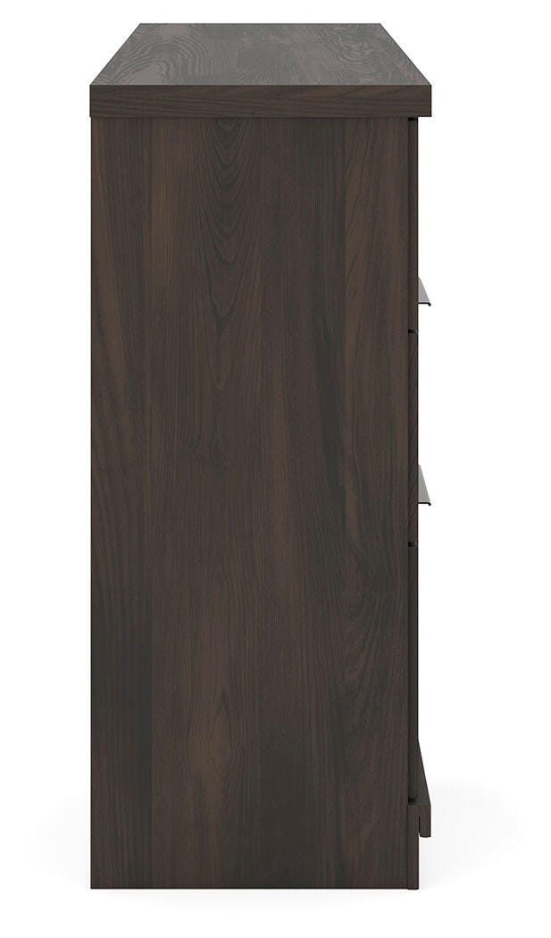 Shaehartin Dark Brown Dresser by Ashley at Eve Furniture