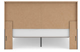 Shaehartin Dark Brown King Panel Platform Bed
