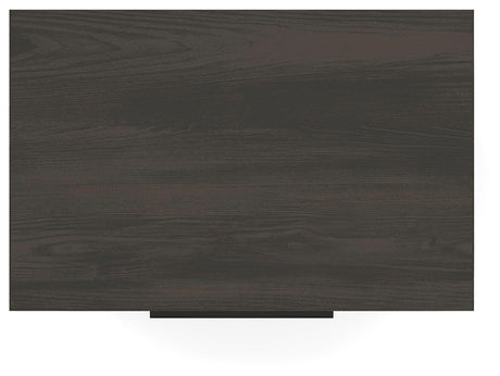 Shaehartin Dark Brown Two Drawer Nightstand by Ashley at Eve Furniture
