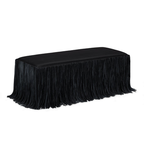 Shag Me 50" Performance Vegan Leather Bench by TOV Furniture at Eve Furniture