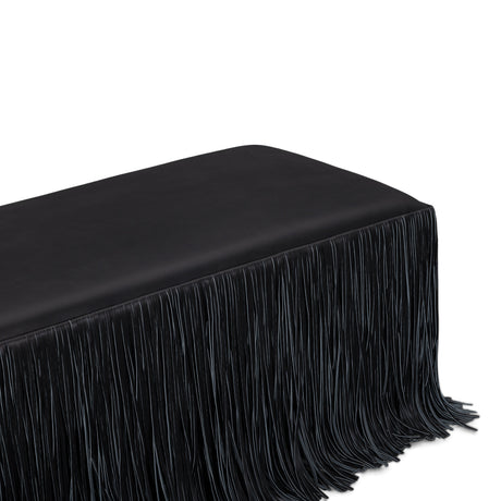 Shag Me 50" Performance Vegan Leather Bench by TOV Furniture at Eve Furniture