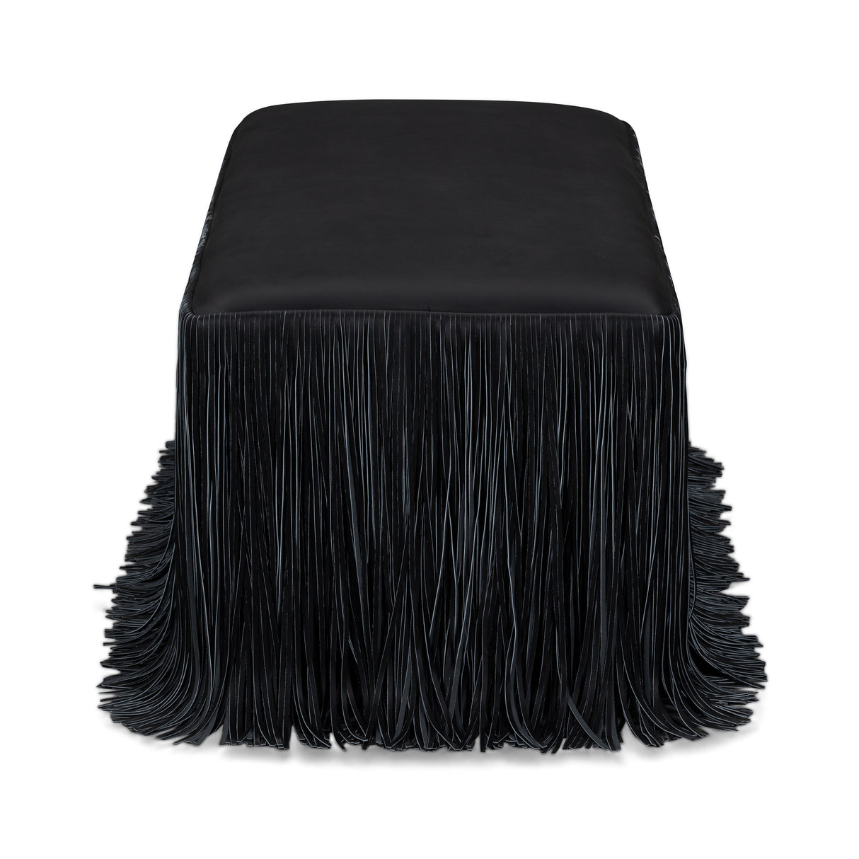Shag Me 50" Performance Vegan Leather Bench by TOV Furniture at Eve Furniture