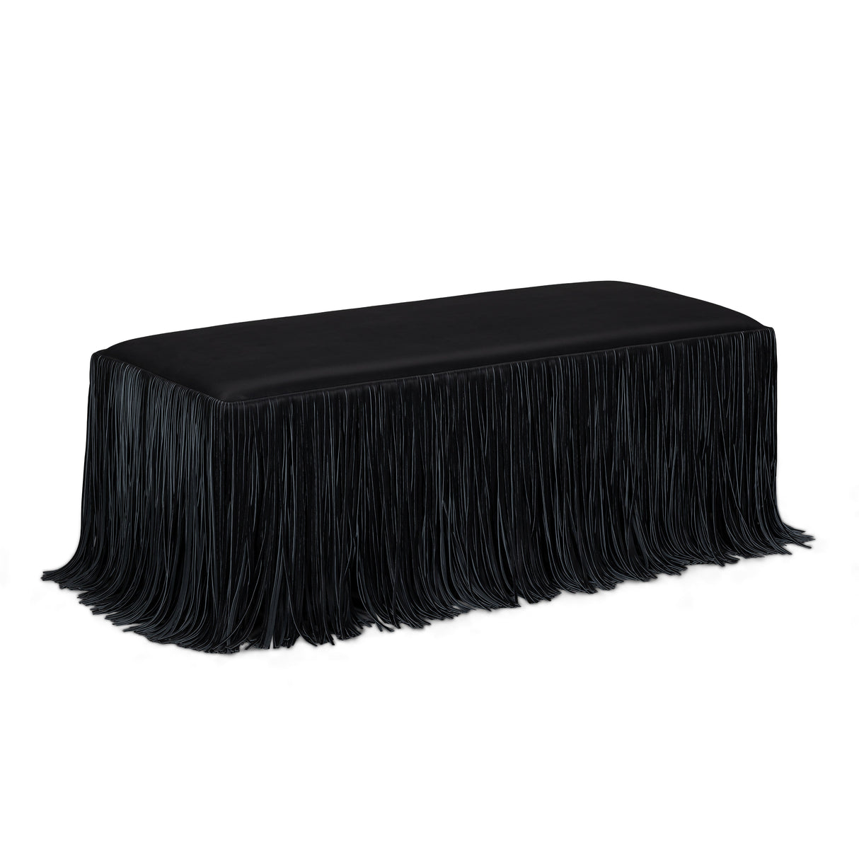 Shag Me 50" Performance Vegan Leather Bench by TOV Furniture at Eve Furniture