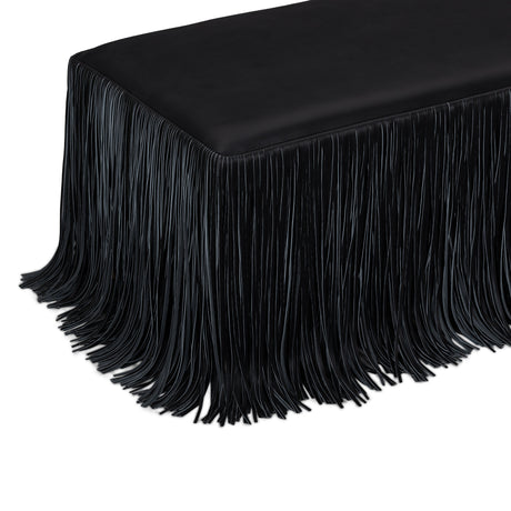 Shag Me 50" Performance Vegan Leather Bench by TOV Furniture at Eve Furniture