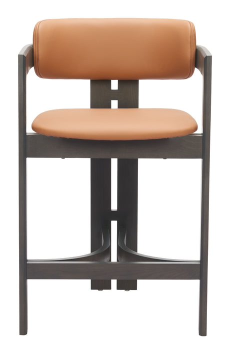 Shaili Brown Counter Stool by Zuomod at Eve Furniture