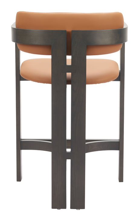 Shaili Brown Counter Stool by Zuomod at Eve Furniture