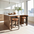 Shaili Brown Counter Stool by Zuomod at Eve Furniture