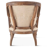 Shakespeare 28" Deconstructed Accent Chair in Vintage Cigar Leather by Home Trends & Design at Eve Furniture
