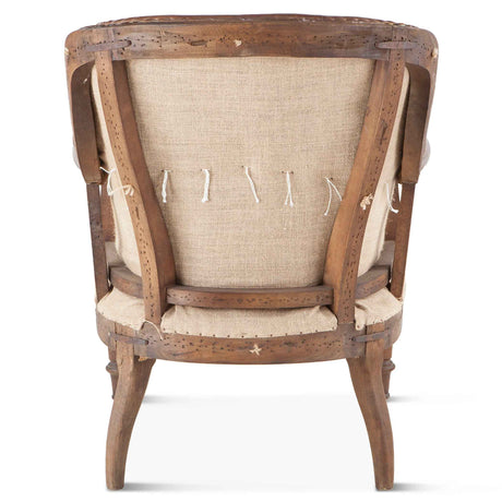 Shakespeare 28" Deconstructed Accent Chair in Vintage Cigar Leather by Home Trends & Design at Eve Furniture