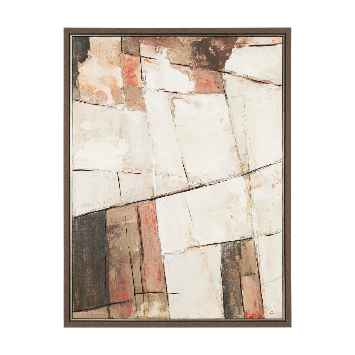 Shale I by Mercana Studio Hand-Embellished Textured Framed Canvas Artwork by Mercana at Eve Furniture