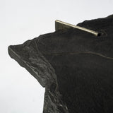 Shale III 50L x 20W Black Live-Edge Slate and Iron Console Table by Mercana at Eve Furniture