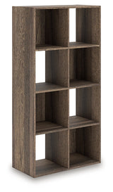 Shallifer Brown Eight Cube Organizer by Ashley at Eve Furniture