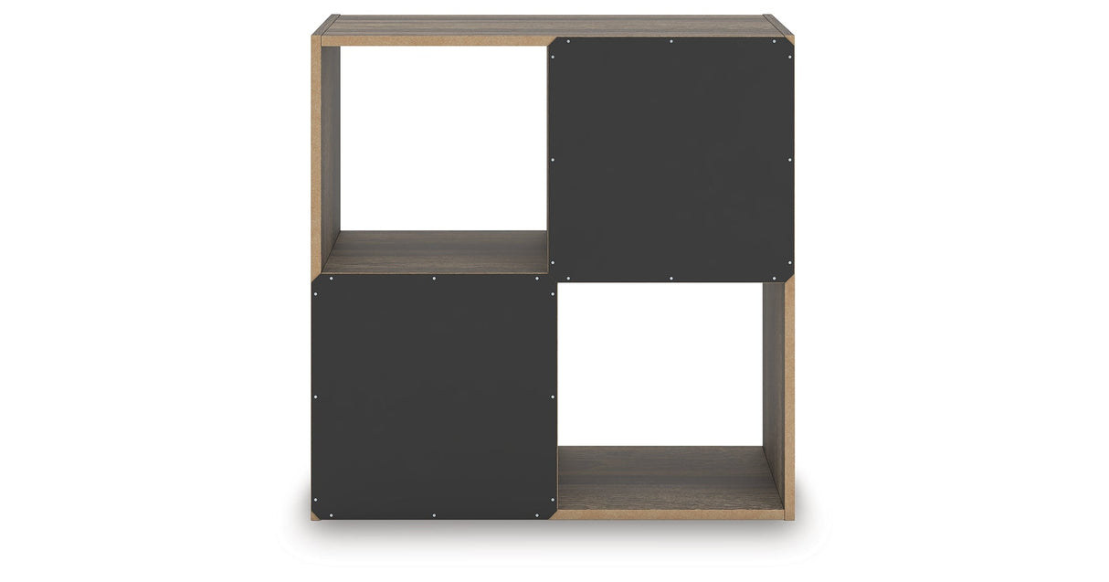 Shallifer Brown Four Cube Organizer by Ashley at Eve Furniture