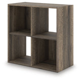 Shallifer Brown Four Cube Organizer by Ashley at Eve Furniture
