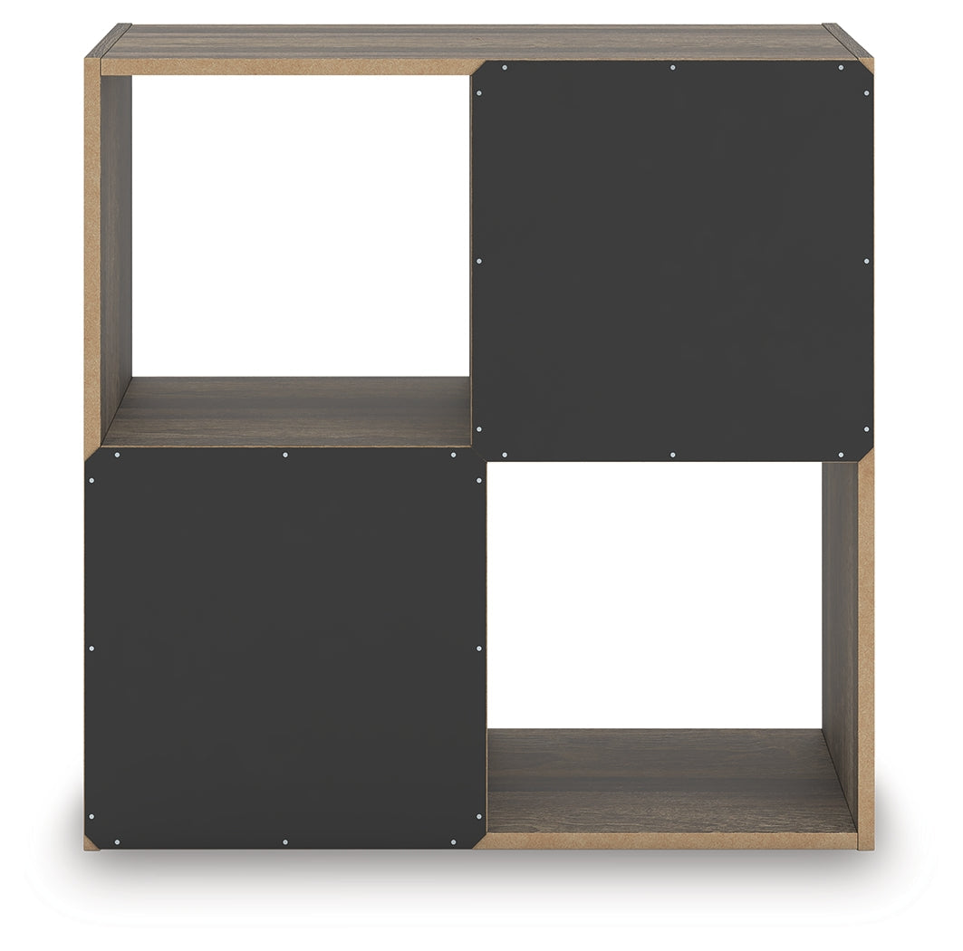 Shallifer Brown Four Cube Organizer by Ashley at Eve Furniture