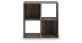 Shallifer Brown Four Cube Organizer by Ashley at Eve Furniture