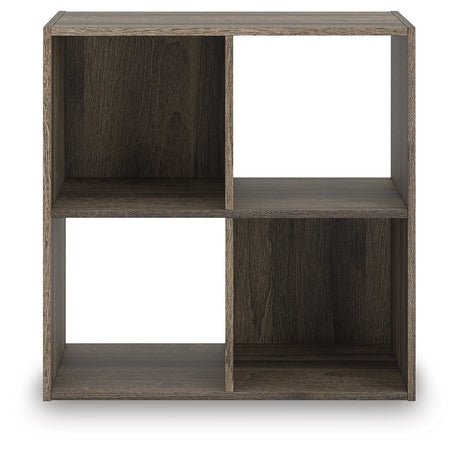 Shallifer Brown Four Cube Organizer by Ashley at Eve Furniture