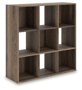 Shallifer Brown Nine Cube Organizer by Ashley at Eve Furniture