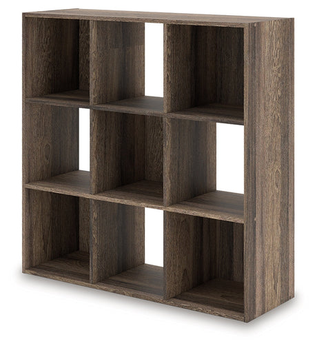 Shallifer Brown Nine Cube Organizer by Ashley at Eve Furniture