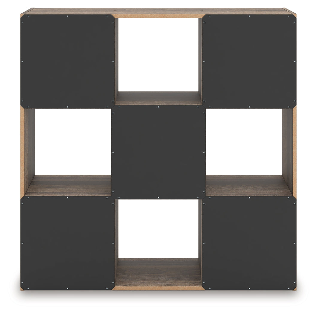 Shallifer Brown Nine Cube Organizer by Ashley at Eve Furniture
