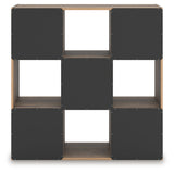 Shallifer Brown Nine Cube Organizer by Ashley at Eve Furniture