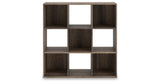 Shallifer Brown Nine Cube Organizer by Ashley at Eve Furniture