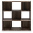 Shallifer Brown Nine Cube Organizer by Ashley at Eve Furniture