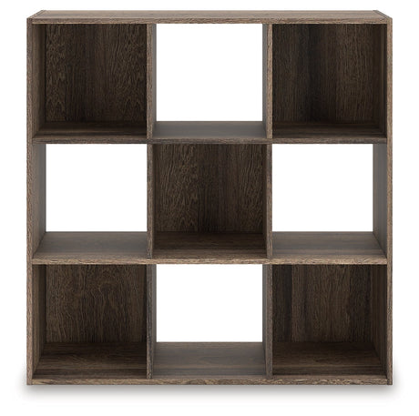 Shallifer Brown Nine Cube Organizer by Ashley at Eve Furniture