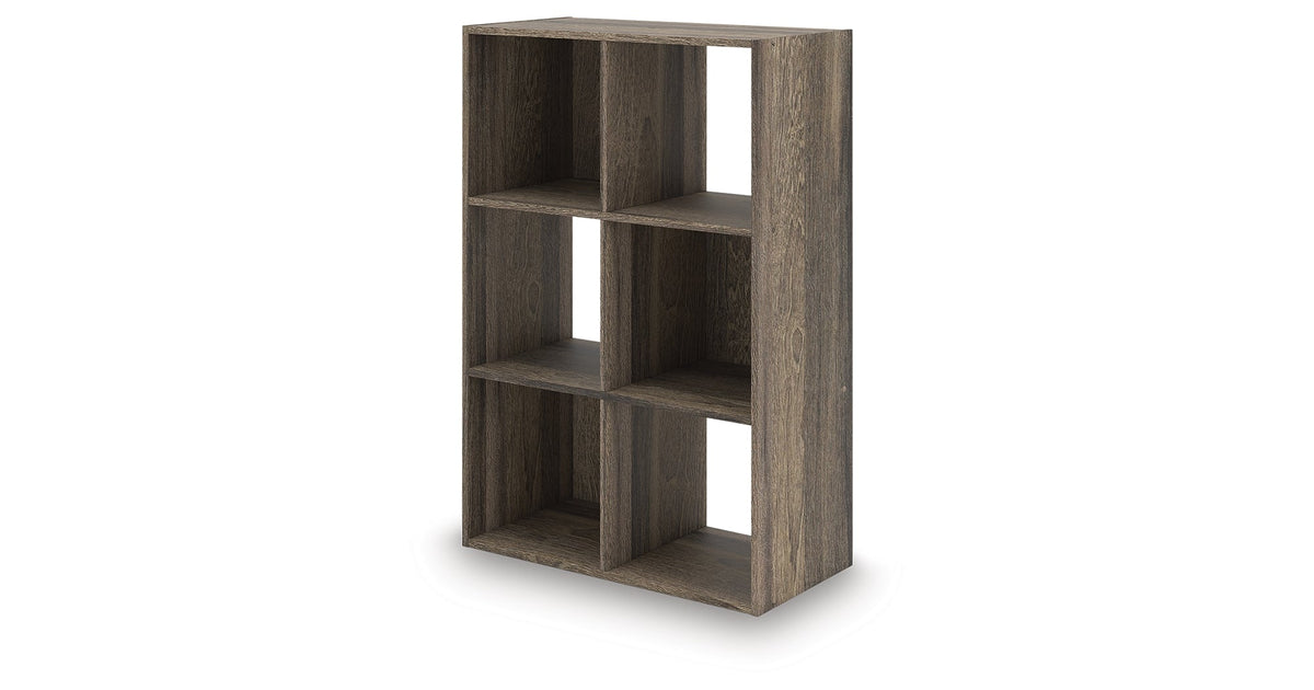 Shallifer Brown Six Cube Organizer by Ashley at Eve Furniture