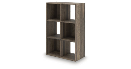 Shallifer Brown Six Cube Organizer by Ashley at Eve Furniture