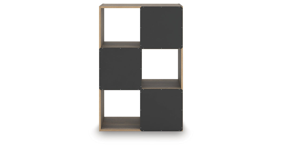 Shallifer Brown Six Cube Organizer by Ashley at Eve Furniture