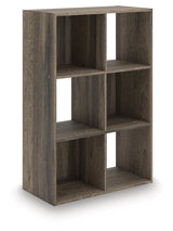 Shallifer Brown Six Cube Organizer by Ashley at Eve Furniture