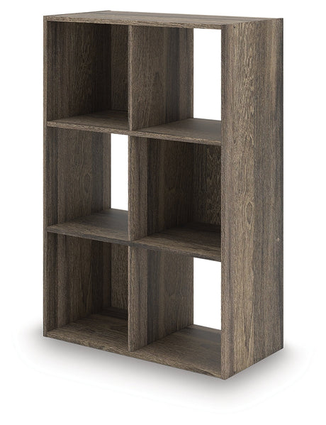 Shallifer Brown Six Cube Organizer by Ashley at Eve Furniture