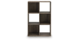 Shallifer Brown Six Cube Organizer by Ashley at Eve Furniture