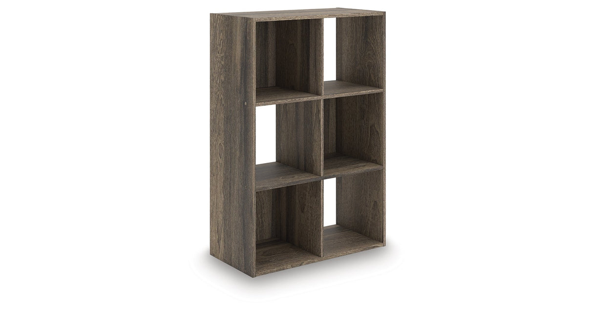 Shallifer Brown Six Cube Organizer by Ashley at Eve Furniture