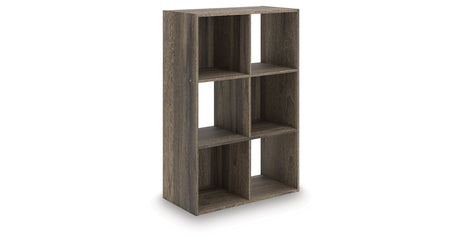 Shallifer Brown Six Cube Organizer by Ashley at Eve Furniture