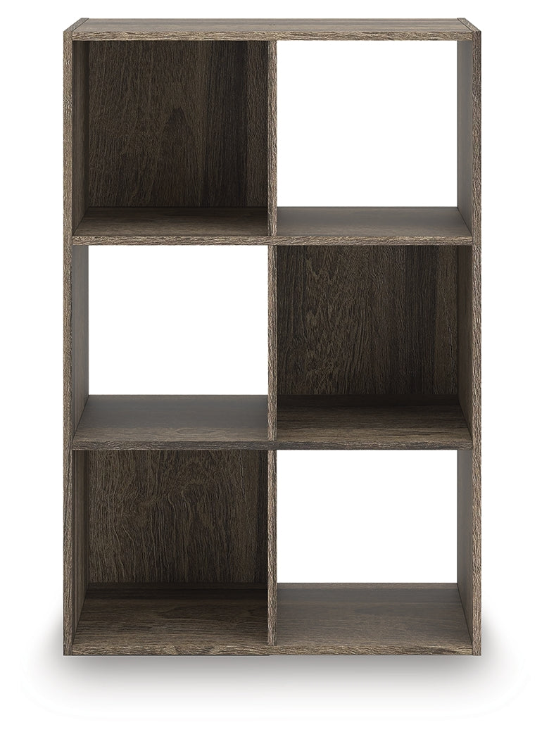 Shallifer Brown Six Cube Organizer by Ashley at Eve Furniture