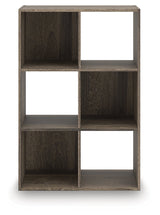Shallifer Brown Six Cube Organizer by Ashley at Eve Furniture