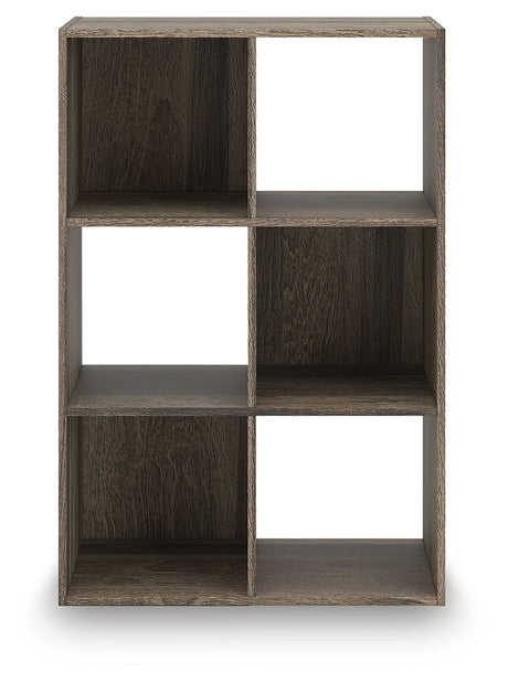 Shallifer Brown Six Cube Organizer by Ashley at Eve Furniture