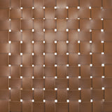 Shane Brown Wood w/ Woven Brown Leather Counter Stool by Mercana at Eve Furniture