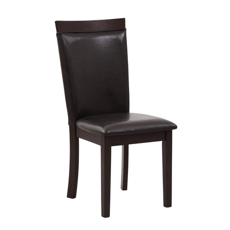 Shankmen Espresso 5-Piece Dining Set by Homelegance at Eve Furniture