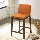 Shannon Counter Chair In Burnt Orange Velvet by Ashcroft Imports at Eve Furniture