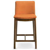 Shannon Counter Chair In Burnt Orange Velvet by Ashcroft Imports at Eve Furniture