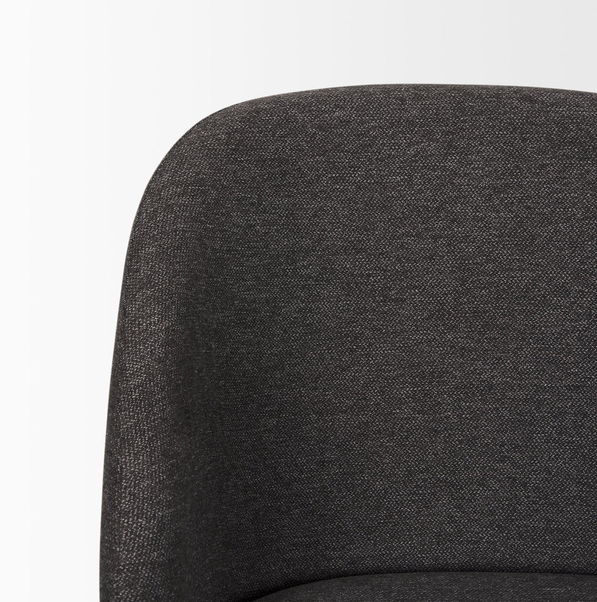 Shannon Dining Chair w/ Gray Fabric & Matte Black Metal, Set of 2 by Mercana at Eve Furniture