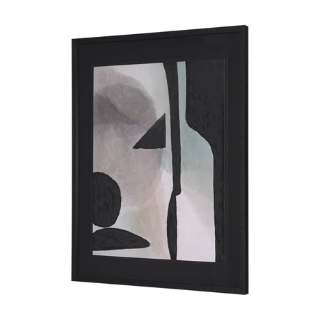 Shape Shift - Arrange by Mercana Studio Hand Embellished Textured Framed Art Print Matted under Glas by Mercana at Eve Furniture