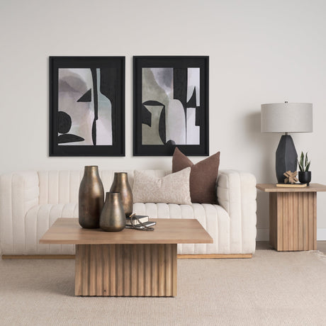 Shape Shift - Arrange by Mercana Studio Hand Embellished Textured Framed Art Print Matted under Glas by Mercana at Eve Furniture
