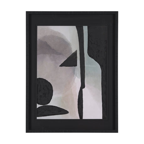 Shape Shift - Arrange by Mercana Studio Hand Embellished Textured Framed Art Print Matted under Glas by Mercana at Eve Furniture