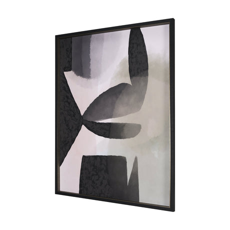Shape Shift - Diverge by Mercana Studio a Hand Embellished Textured Framed Art Print by Mercana at Eve Furniture
